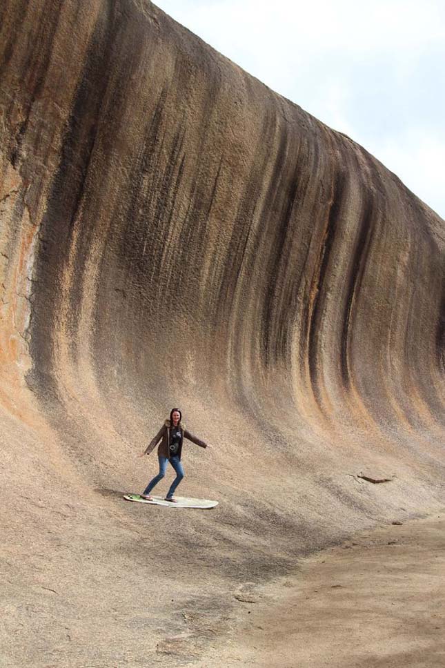 Wave Rock, hullámszikla Ausztráliában