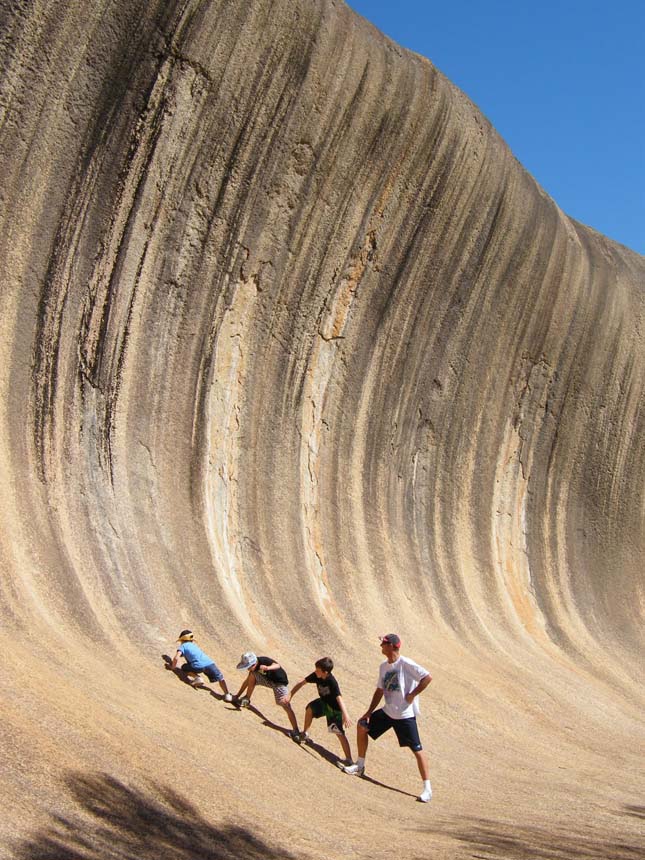 Wave Rock, hullámszikla Ausztráliában