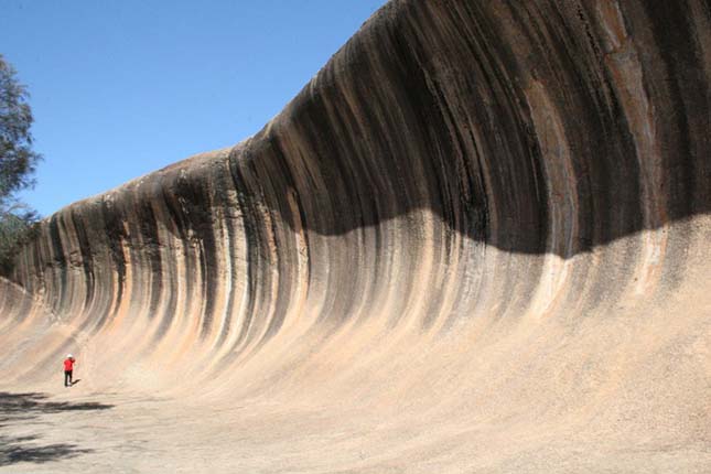 Wave Rock, hullámszikla Ausztráliában