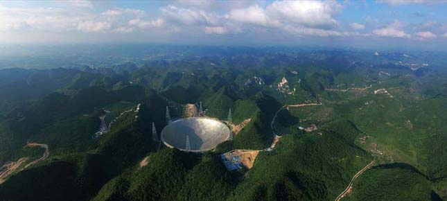 A világ legnagyobb rádióteleszkópja