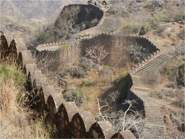 Kumbhalgarh erőd és az Indiai nagyfal