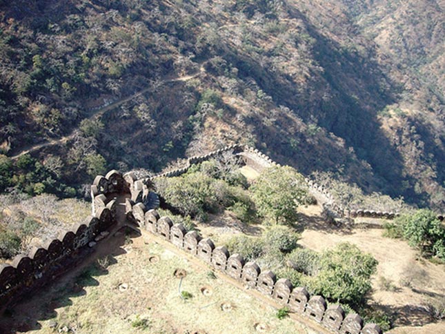 Kumbhalgarh erőd és az Indiai nagyfal