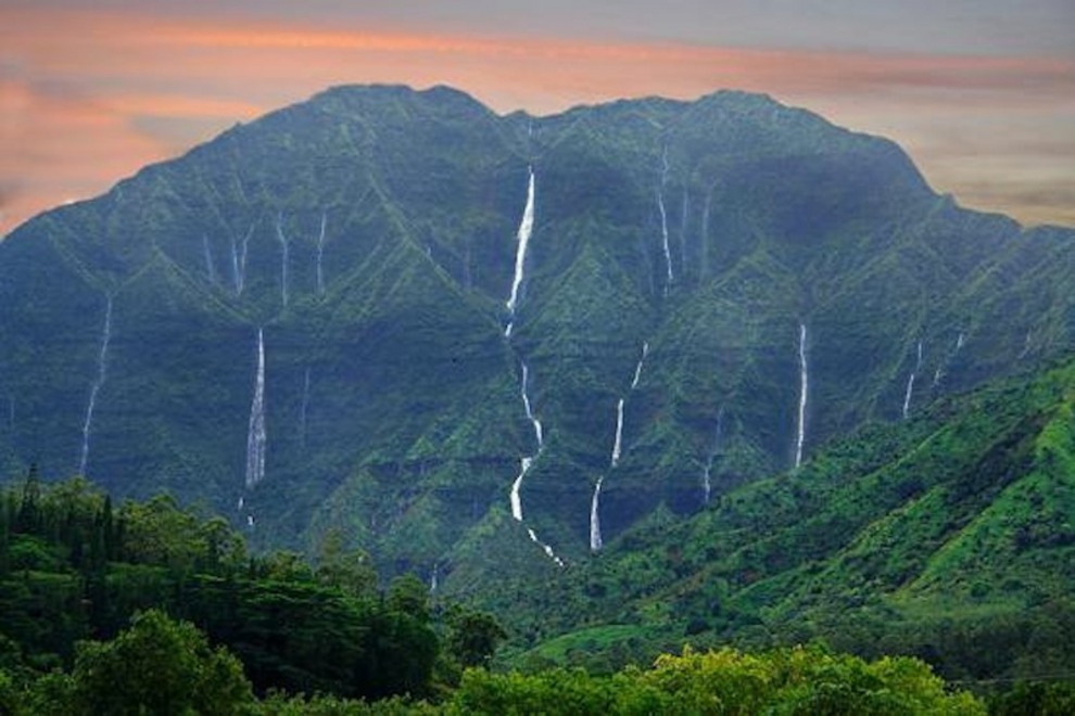 Waialeale-hegy, Kauai sziget, Hawaii