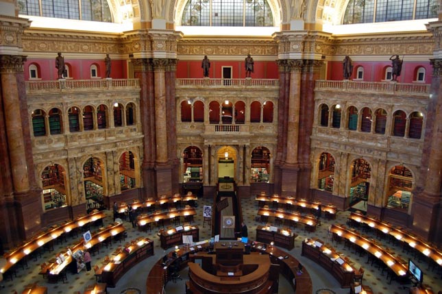 Kongresszusi Könyvtár, Washington, USA
