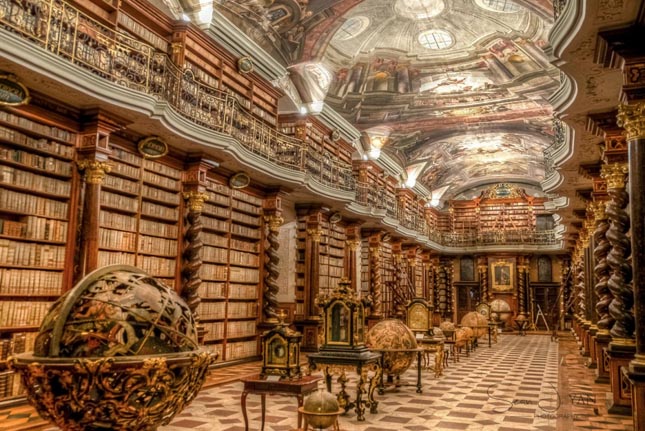 Cseh Nemzeti Könyvtár, Prága, Csehország