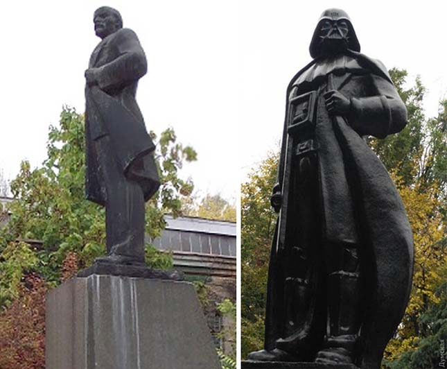 Lenin szoborból Dart Vader
