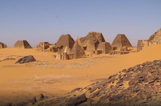 Piramistemető Meroéban