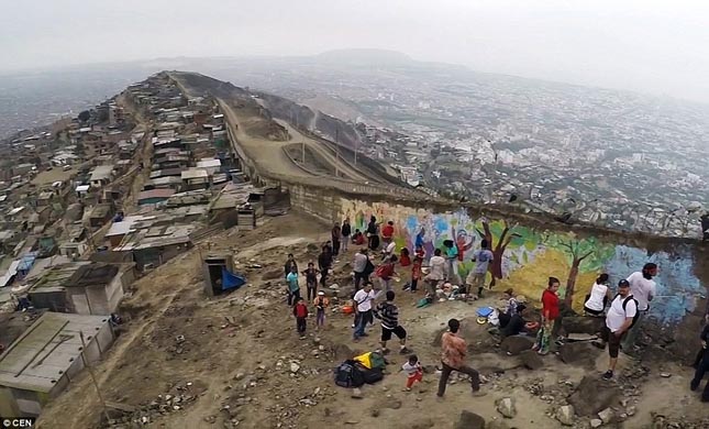 Wall of Shame, Lima, Peru