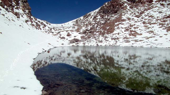 Kráter-tó Likankabur vulkán - Chile