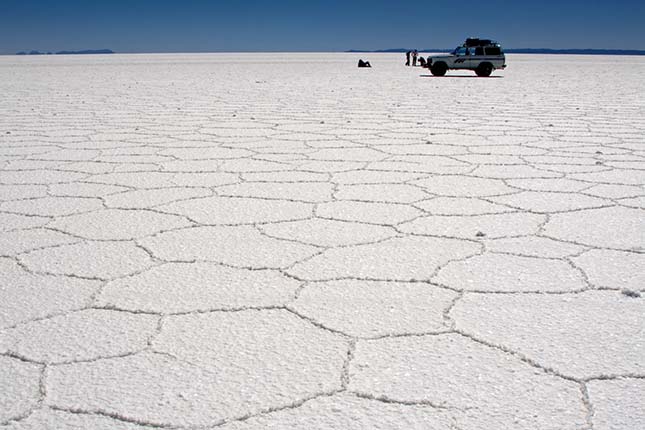 Hexagons, Salar de Uyuni, Bolivia