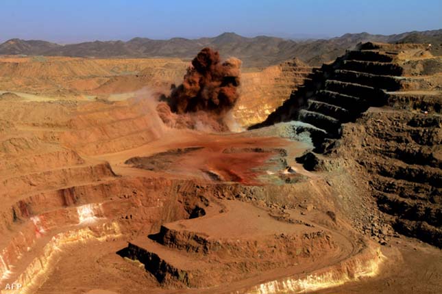 Külszíni aranybánya Szudánban