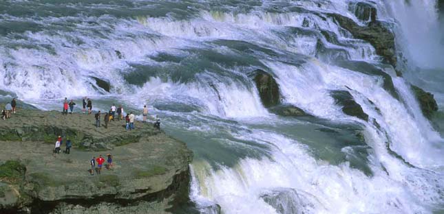 Gullfoss vízesés, Izland