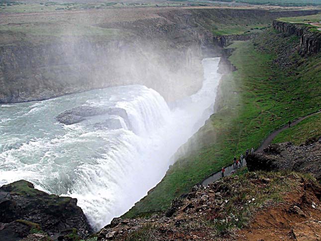 Gullfoss vízesés, Izland