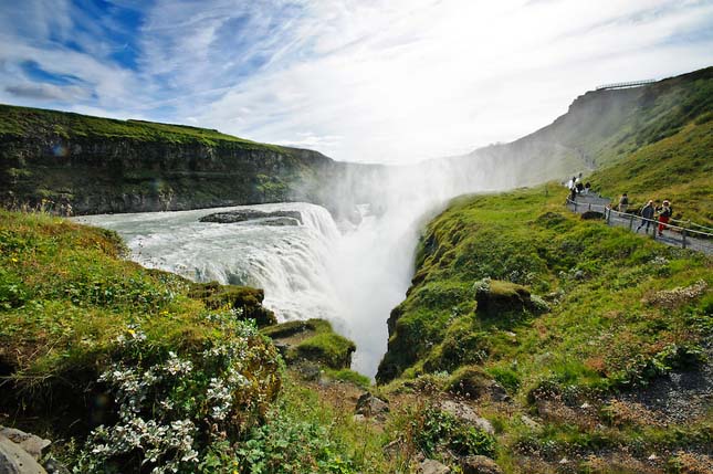 Gullfoss vízesés, Izland