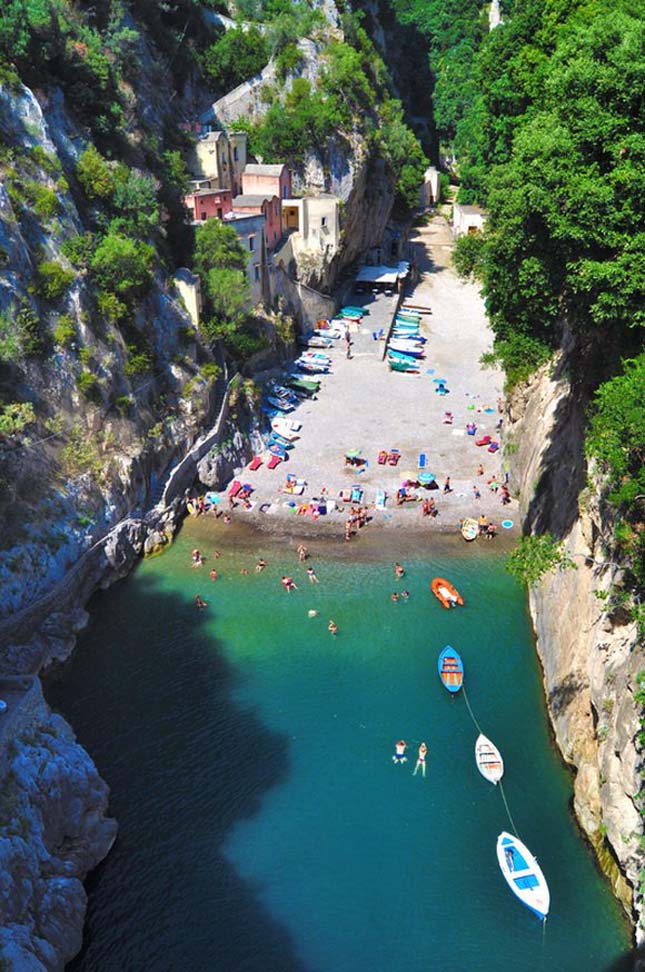 Furore fjord, Olaszország