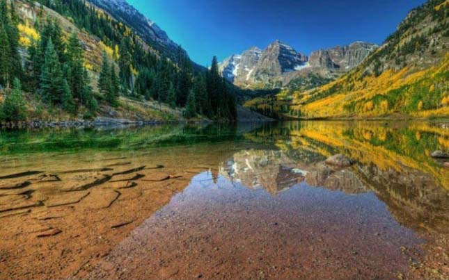 Maroon Bells hegyi tó, Colorado