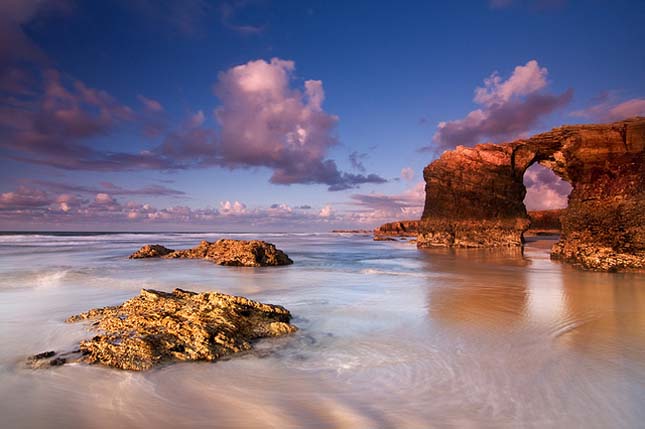 Playa de las Catedrales, Ribadeo, Spanyolország