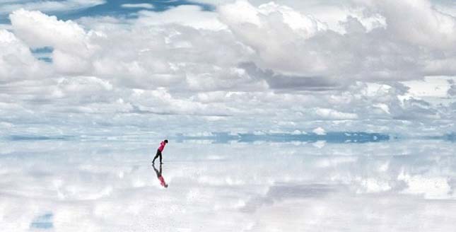 Salar de Uyuni a világ legnagyobb tükrei Bolíviában