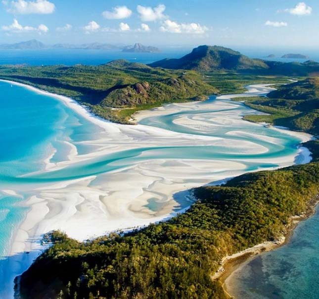 Whitehaven Beach, Airlie Beach, Ausztrália