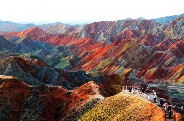 Zhangye Danxia vidék, Kína