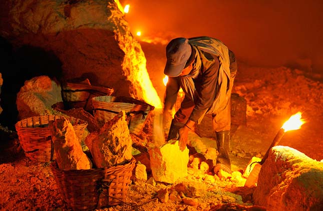 Kawah Ijen vulkán