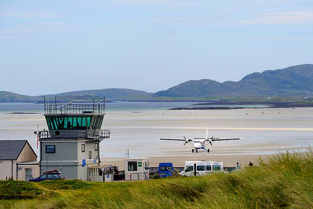 Barra repülőtér, Skócia