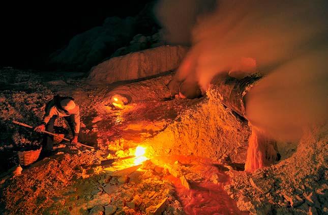 Kawah Ijen vulkán