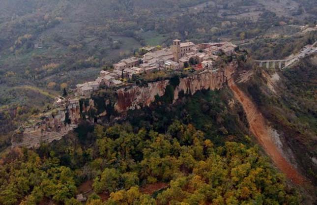 Civita di Bagnoregio város, Olaszország