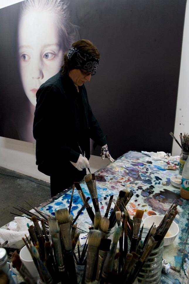 Gottfried Helnwein - Olaj és akril