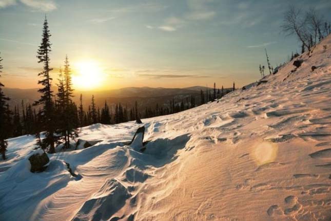 Evening in Kuznetsk Alatau