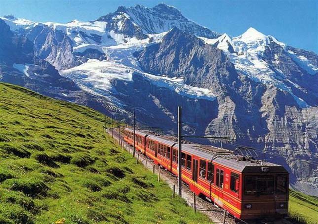 Railroad Jungfrau (Jungfrau Railway), Svájc