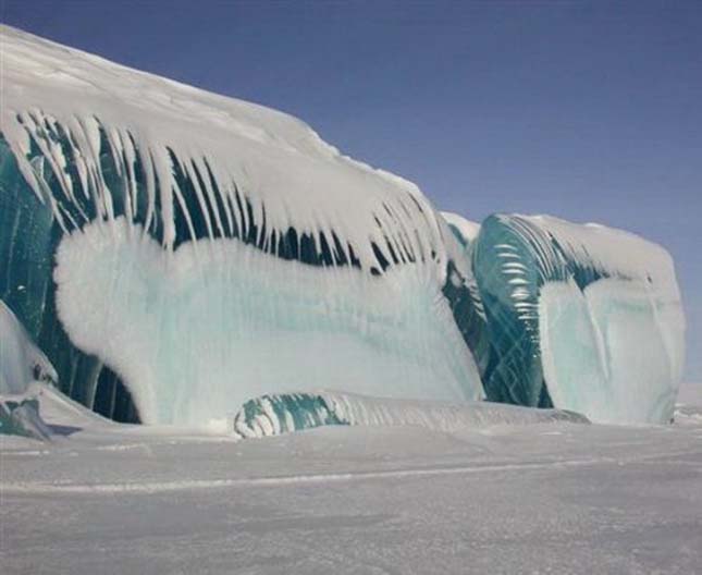 Fagyott hullámok, Antarktisz