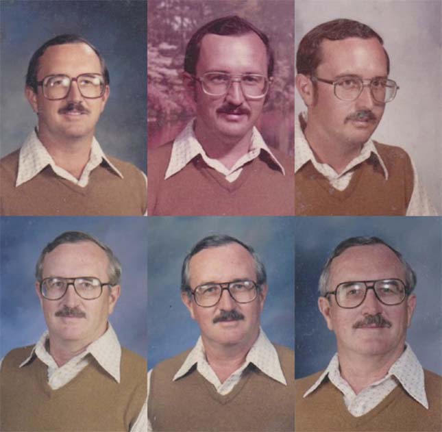 A tanár, aki 40 éve ugyanabban a ruhában fotózkodik