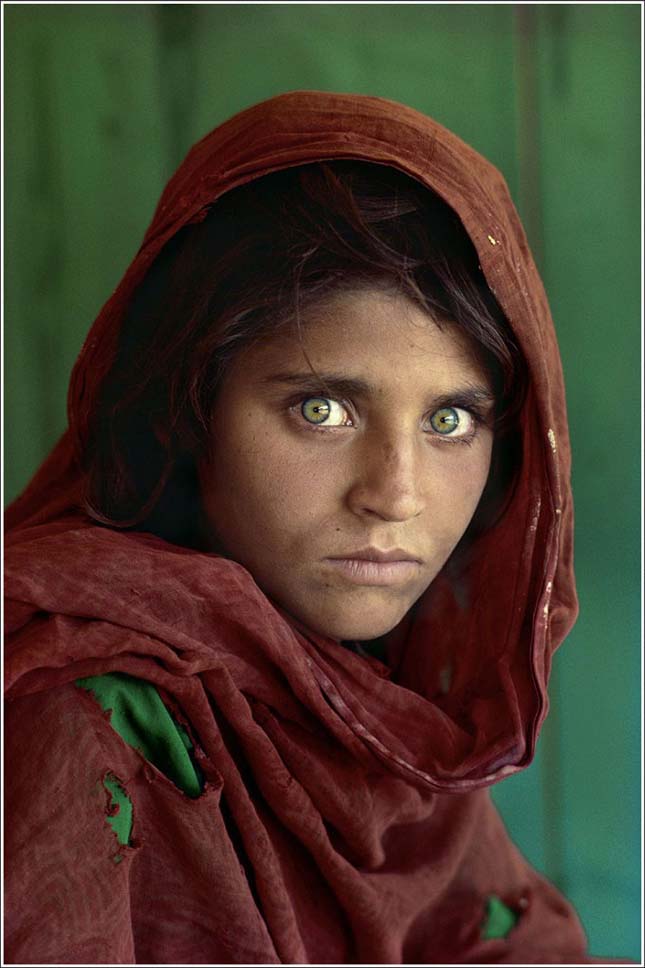 Afgán lány (Steve McCurry, 1984)