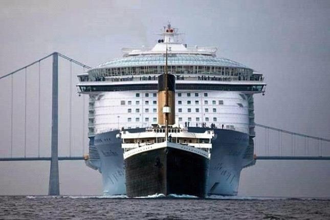 Titanic vs Allure of the Seas