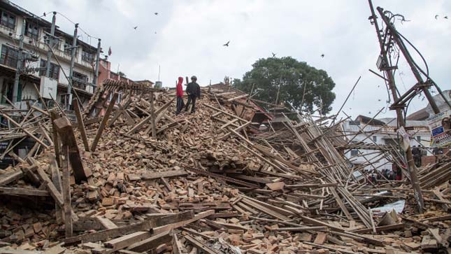 Kathmandu Struck By Powerful Earthquake