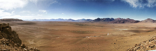 Desert from above